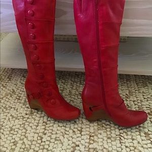 Miz Mooz Red Boots